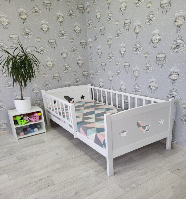 Кровать MALIKA Space Star 160х80 белый